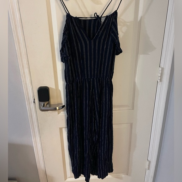 Aeropostale Navy and White Striped Jumpsuit - Picture 5 of 8
